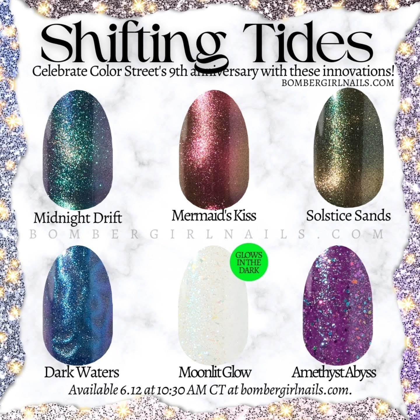 💅Color Street Dark Waters Lmtd Edtn Shifting Tides *Free Shipping* Offers***💅