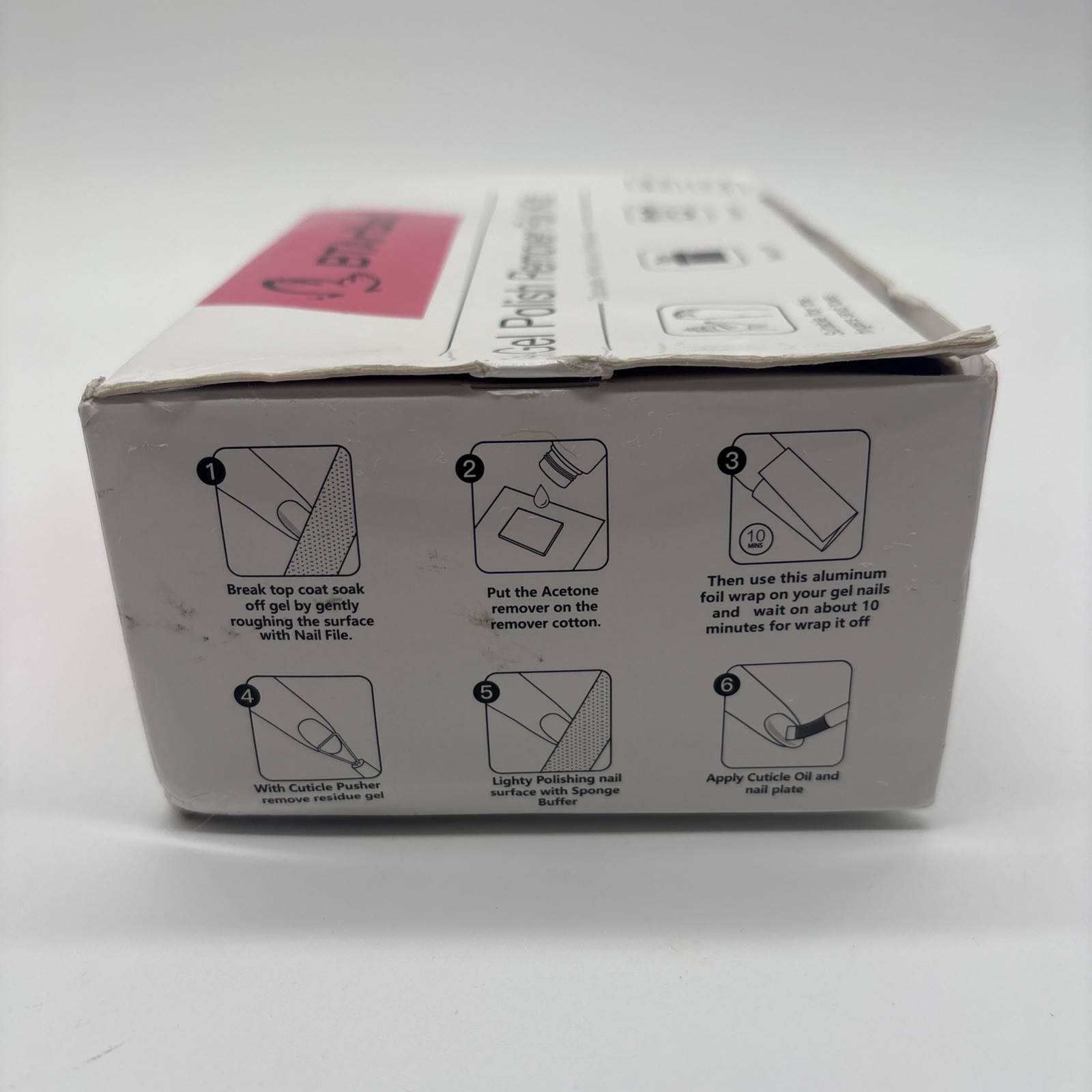 BT Art Box Gel Polish Remover Foil Kit-Nail Soak Off Wraps Open Box