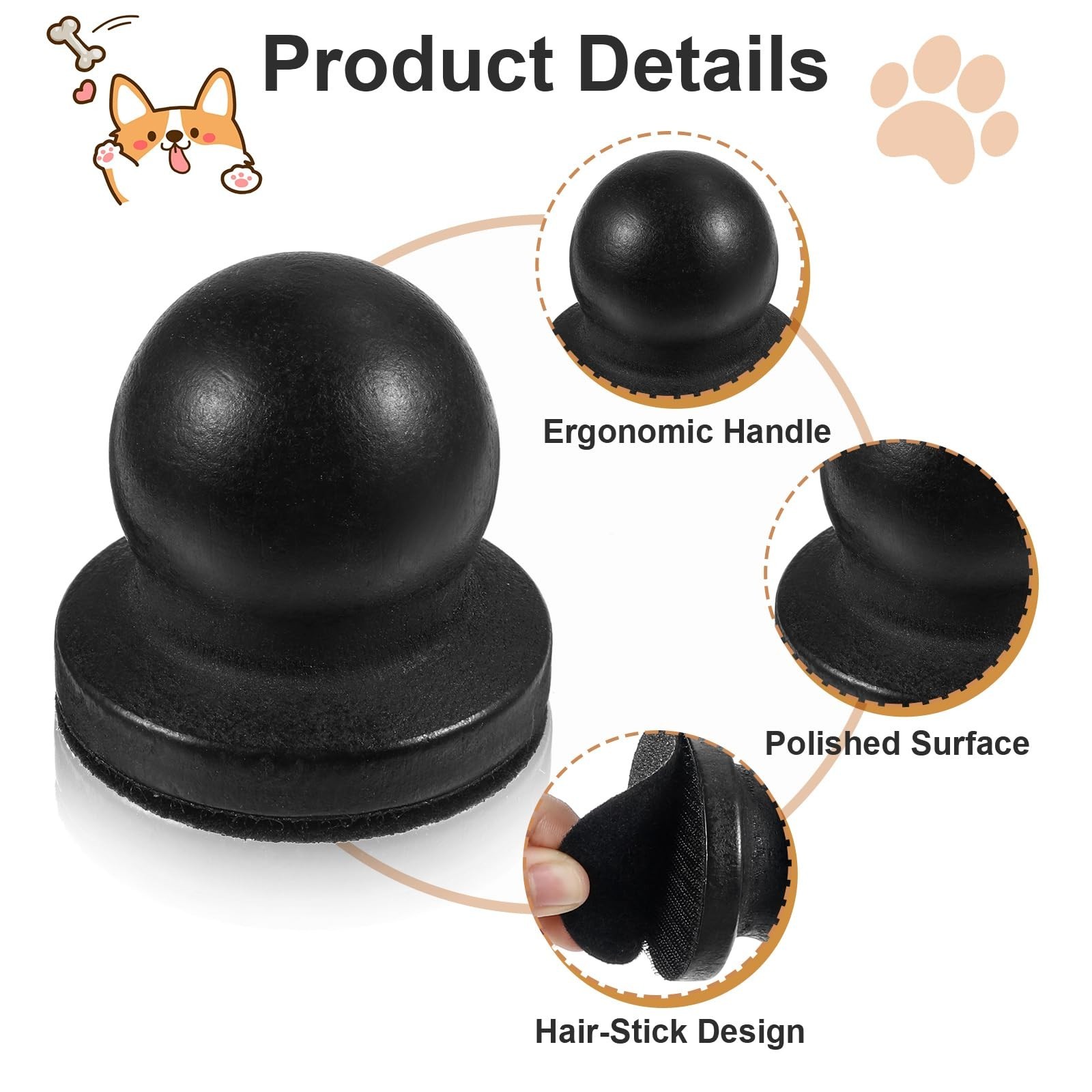 Dog Nail File with 6Pcs Replaceable Filing Disc, Dog Scratch Board for Safe a…