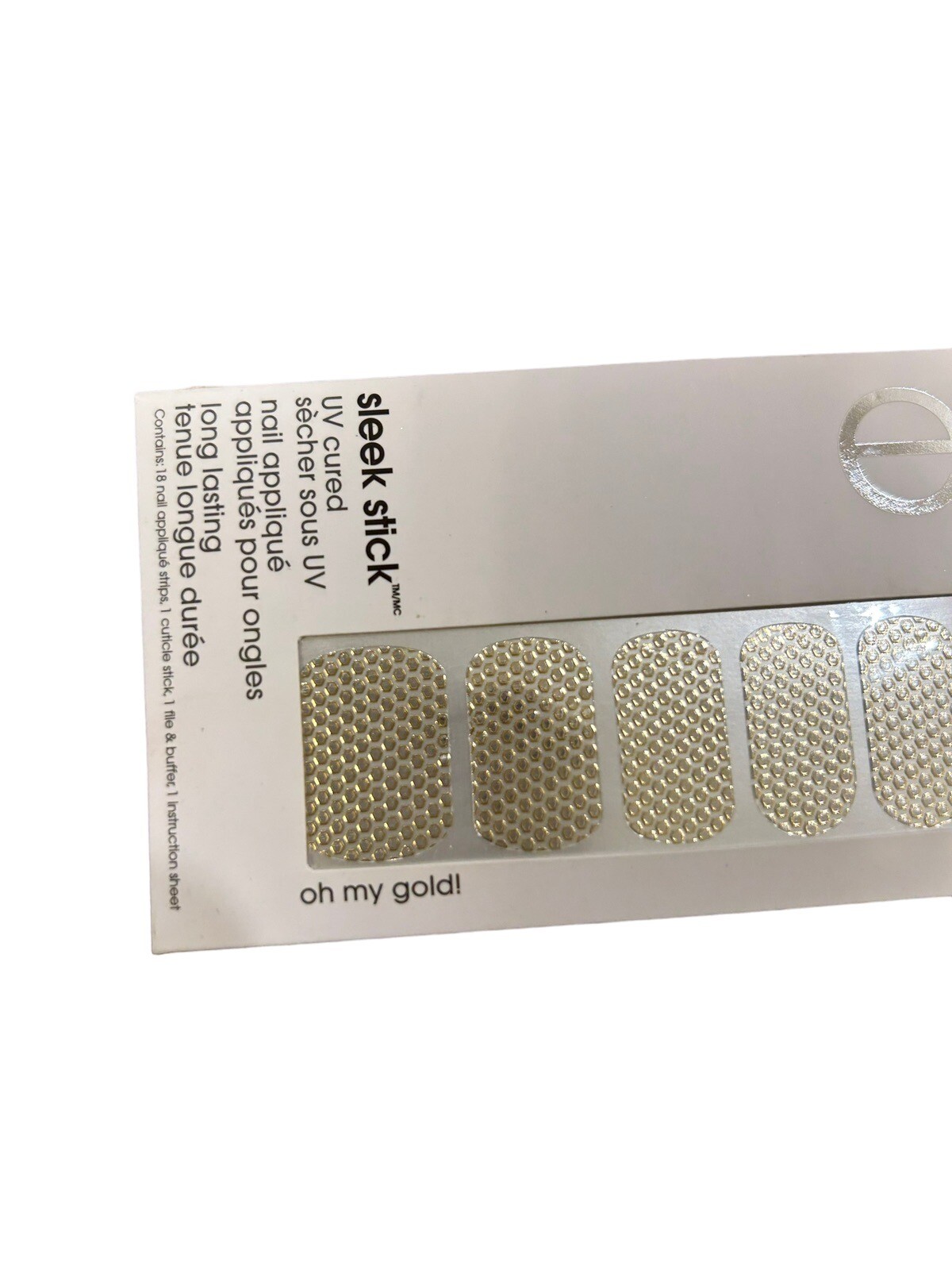 Essie Sleek Stick Nail Stickers #030 Oh My Gold!