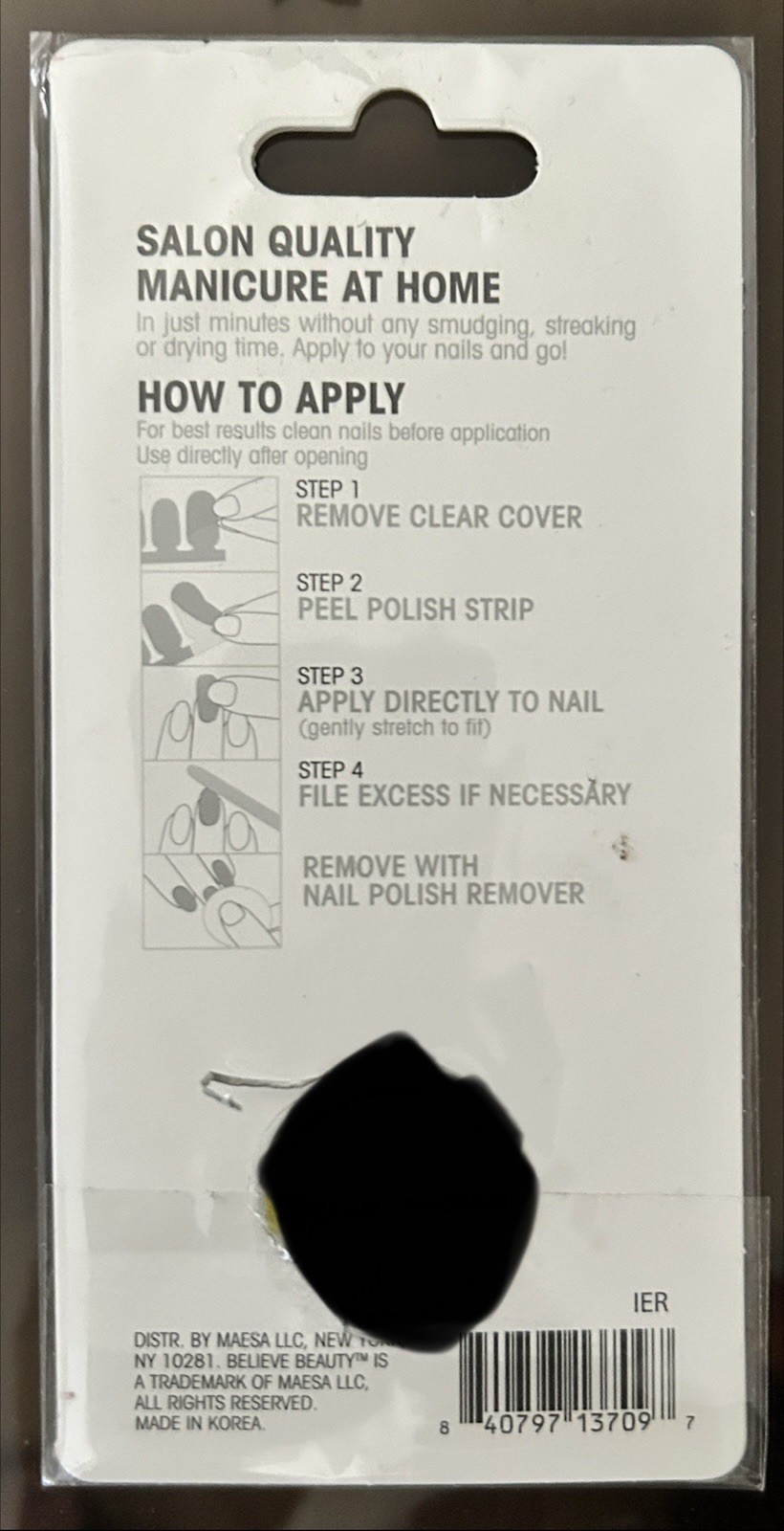 New-Never Used/NailArt Stickers/Easy To Apply/Easy To Remove/No UV Required/3D