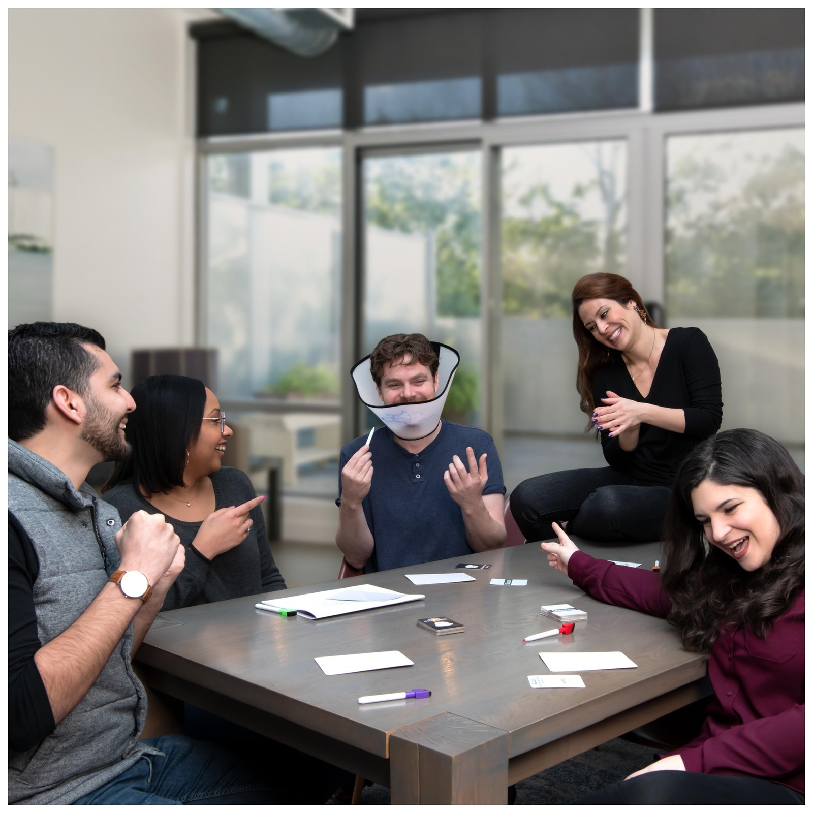 Spin Master Cone of Shame, Guessing Party Game, for One Size, Shame