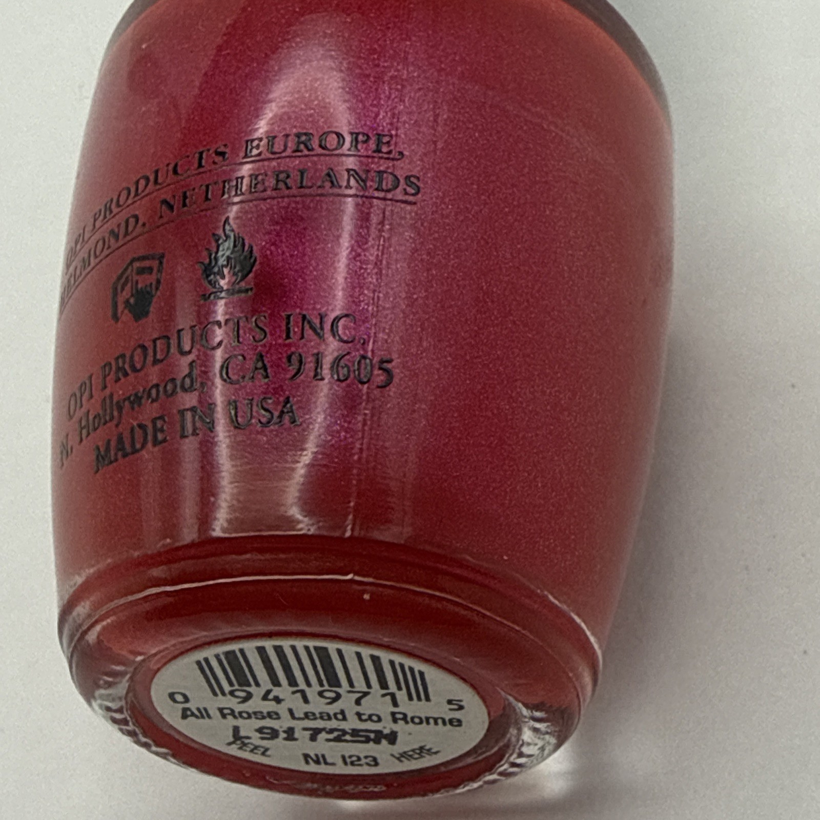 OPI Nail Polish Discontinued All Rose Lead To Rome