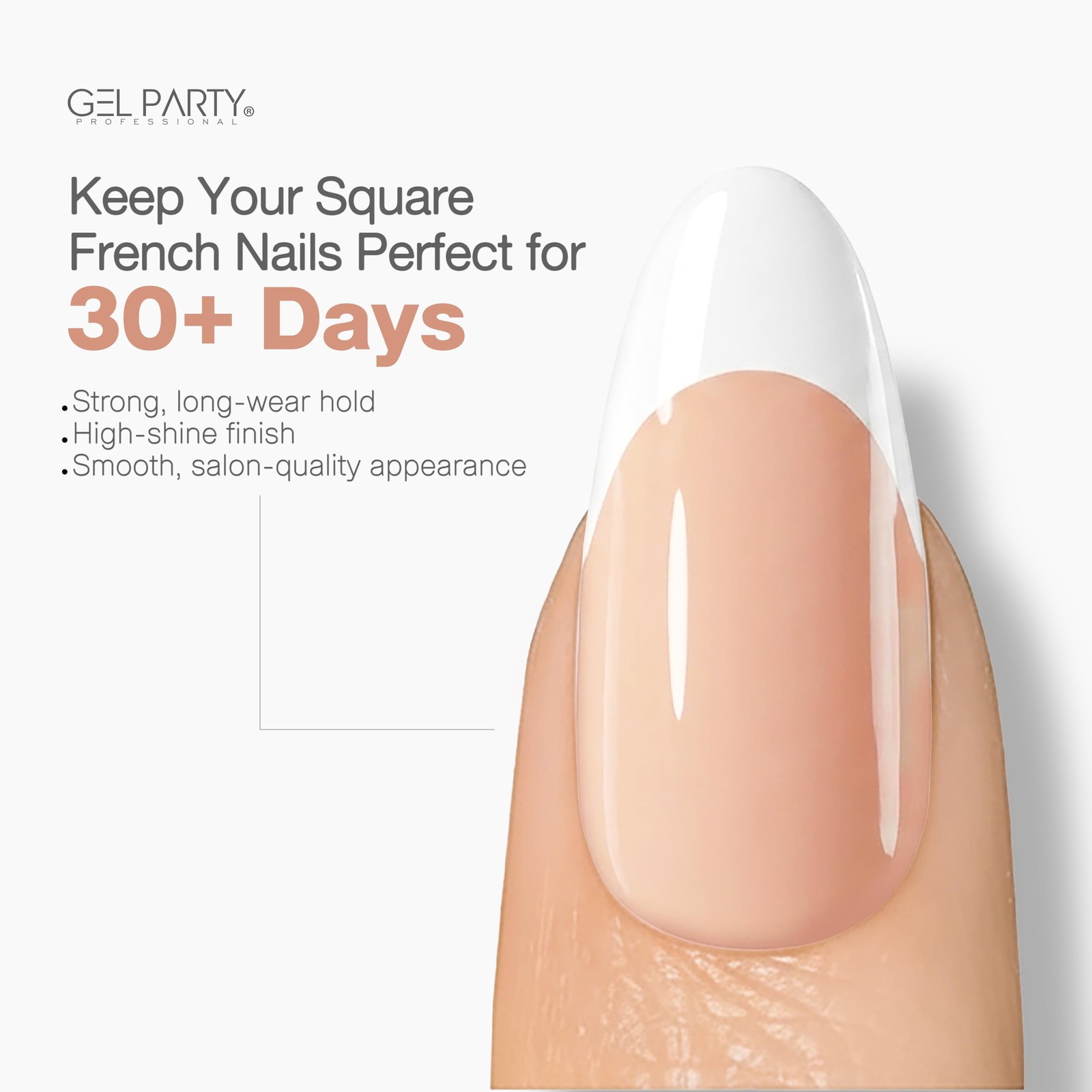 GELPARTY 150Pcs Soft Gel French Nail Tips – Pre-Shaped (x-Nude Short Almond) …