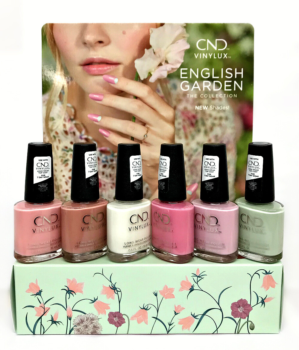 VINYLUX CND Nail Polish – ENGLISH GARDEN Spring ’20 Collection 0.5oz – Pick Any