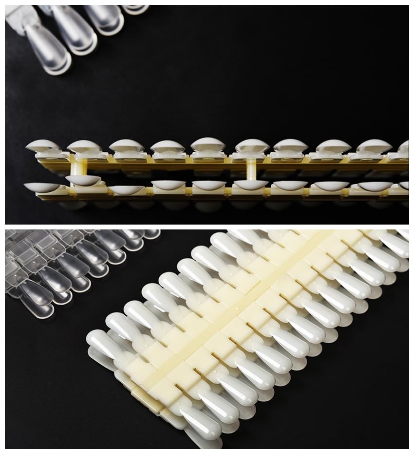 2Set Nail Color Display Tips Detachable Nail Tip Display Palette Board Double…