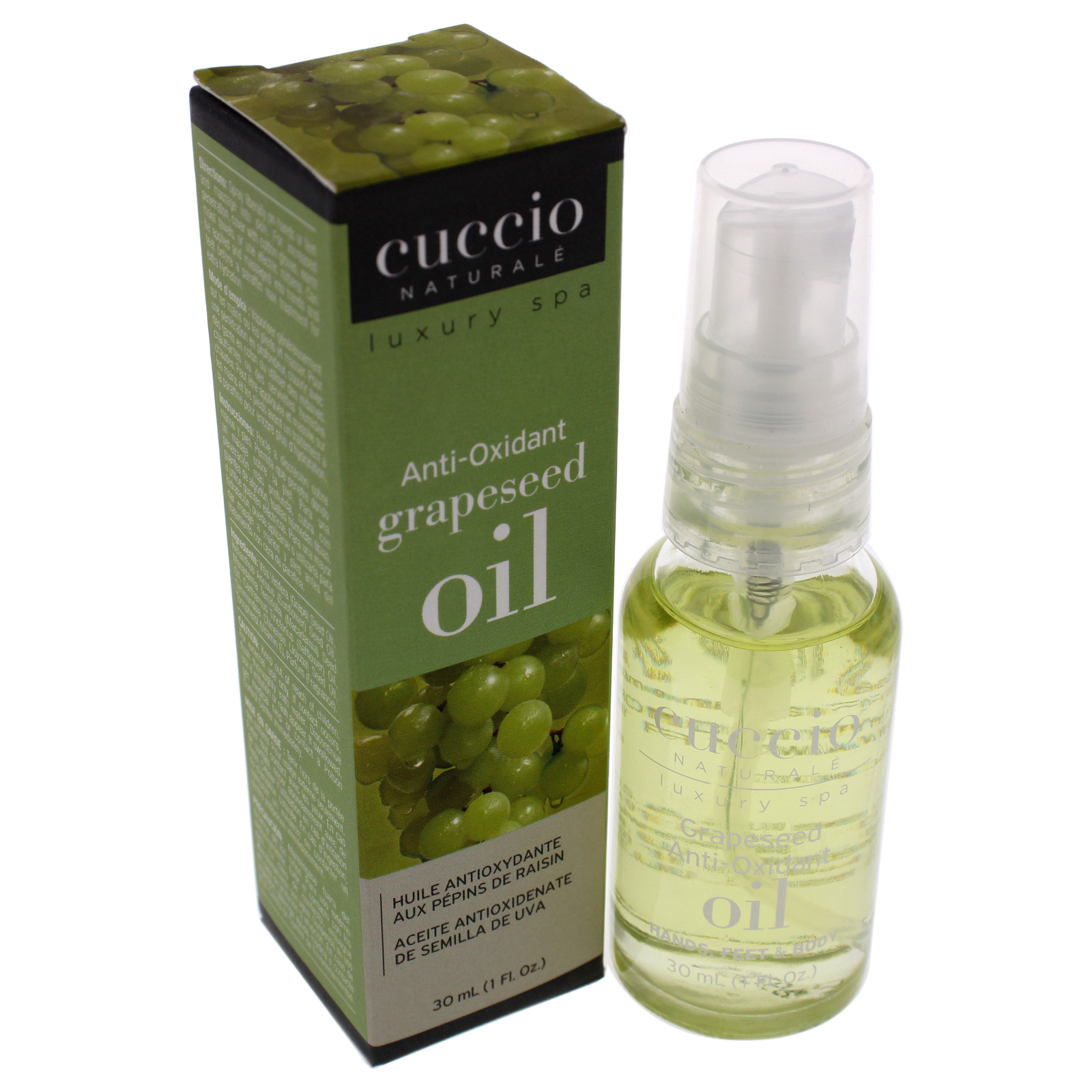 Grapeseed Anti-Oxidant Oil by Cuccio for Women – 1 oz Oil