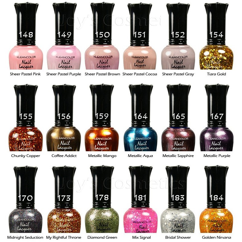 54 KLEANCOLOR Nail Lacquer (polish) ” Pick Your 54 Color” *Joy’s cosmetics*