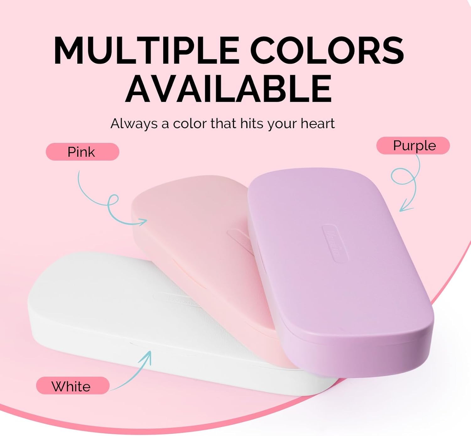 Acrylic Nail Tool Stora Box, Portable Dustproof Stand