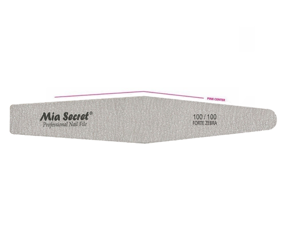 Mia Secret Nail File – Speedy Zebra/ Sponge (Diamond/Halfmoon) – Pick Yours
