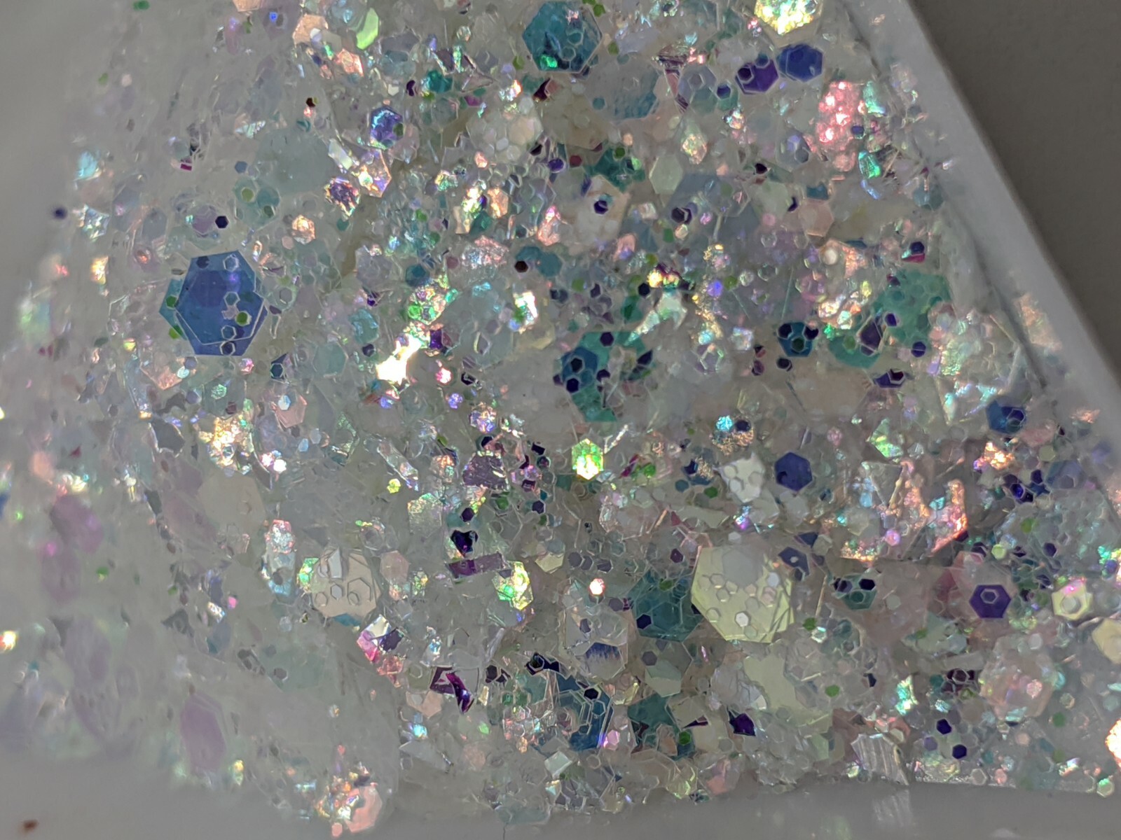 Iridescent & Holographic Glitter Mixes Pink/Blue/Bronze/White Nail Art UK Seller
