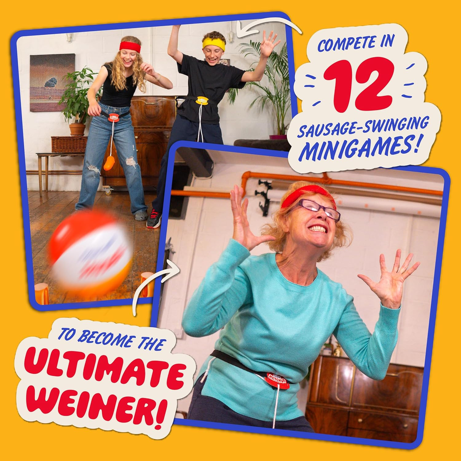 Swing Your Sausage – Fun Family Party Games for Groups – Indoor Games for Adults