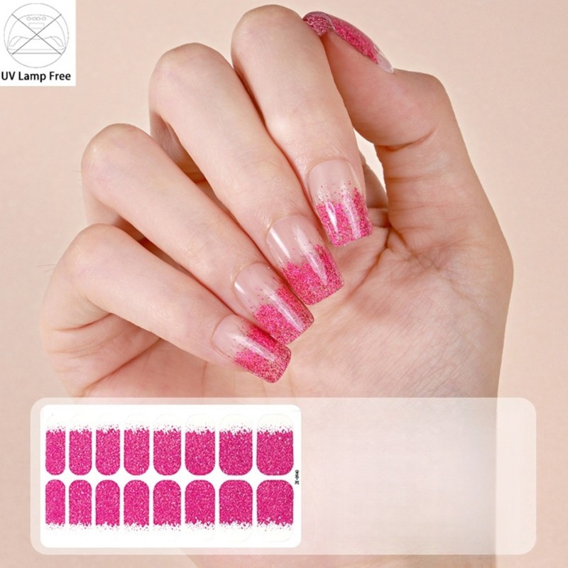 Nail Strips Polish Wraps Fast Dry Decals in Various Colors Nail Stickers
