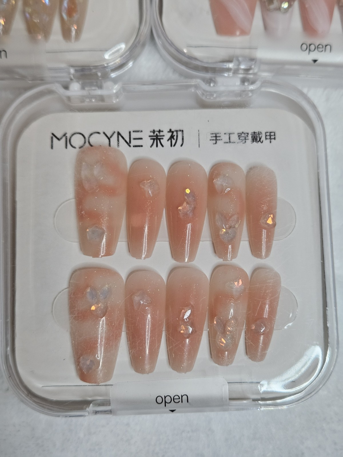 MOCYNE 3D Press-On Nail Bundle (3 Boxes) – 24pc Full Kits – Boutique Salon Look
