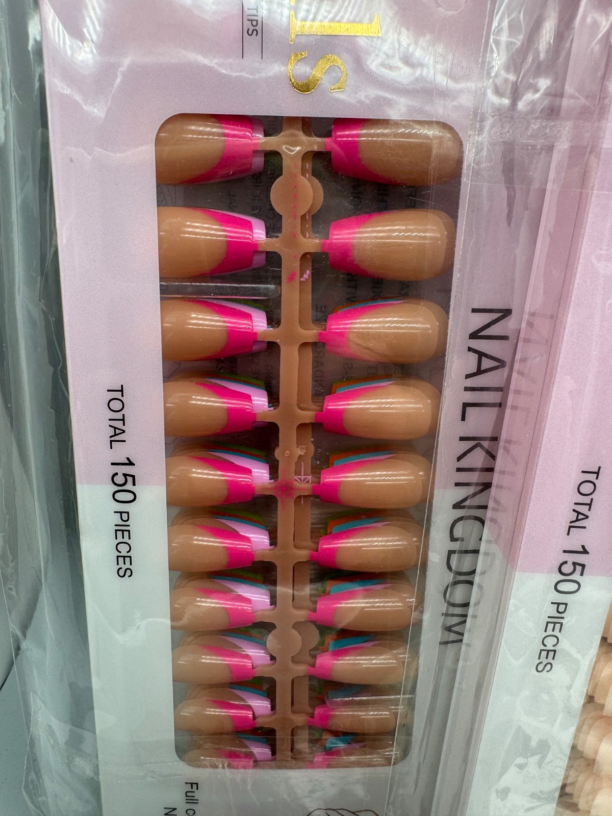 Press-On Nails Lot of 8 Various Colors and Designs OVER 700 PIECES