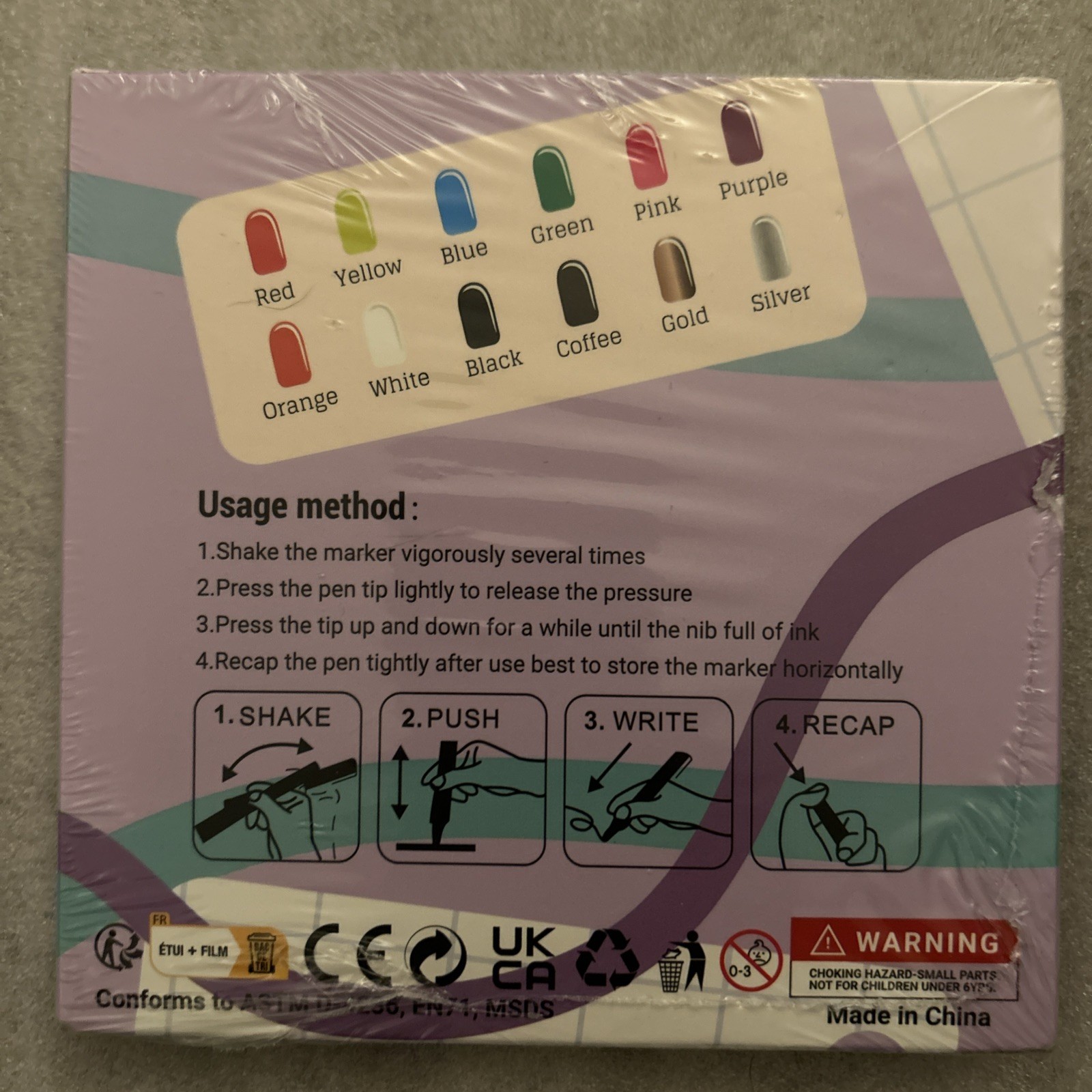 Nail Art Markers- 12 Colors Nail Art Pens – Sealed