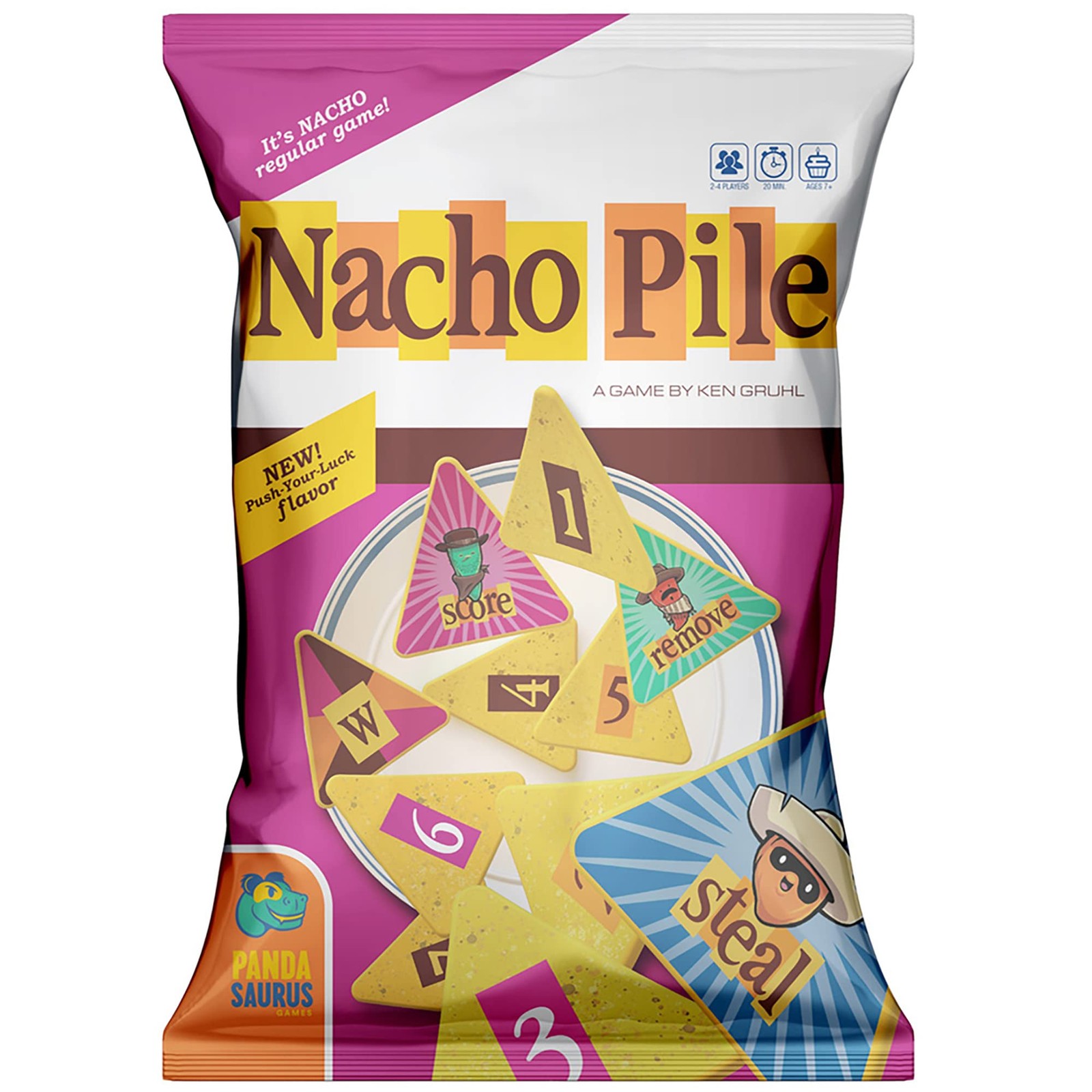 Nacho Pile Party Game – Fast-Paced 30 cm x 30 x 0.1 inches, Multicolor
