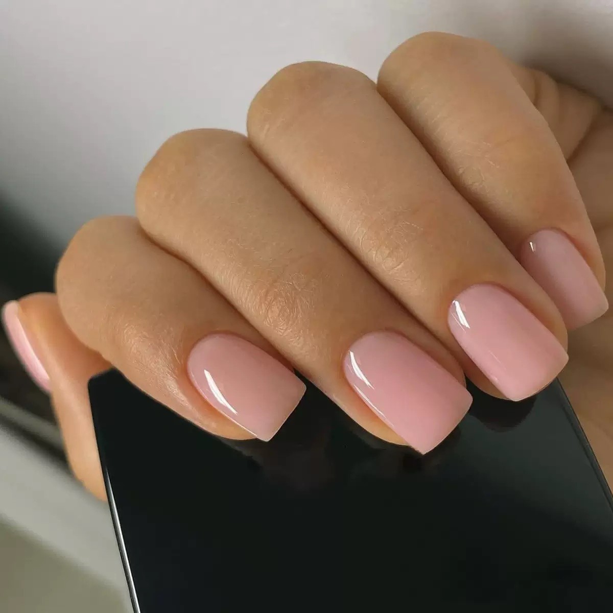 Milky White Press On Nails 24 Pcs Glossy Natural Finish and Easy Apply Nails NIB