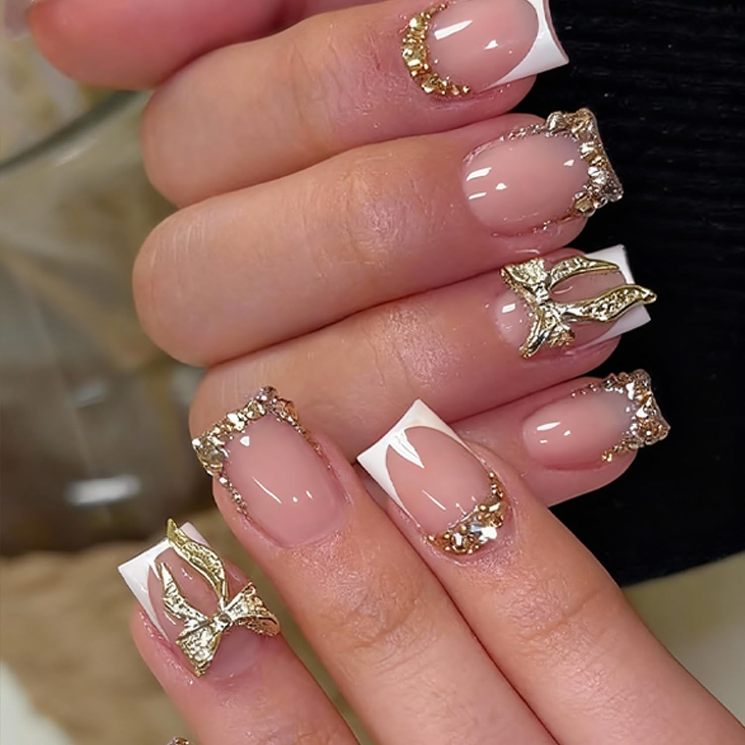 Reusable Press on Nails | Stick on Nails 12 Sizes-6 Styles