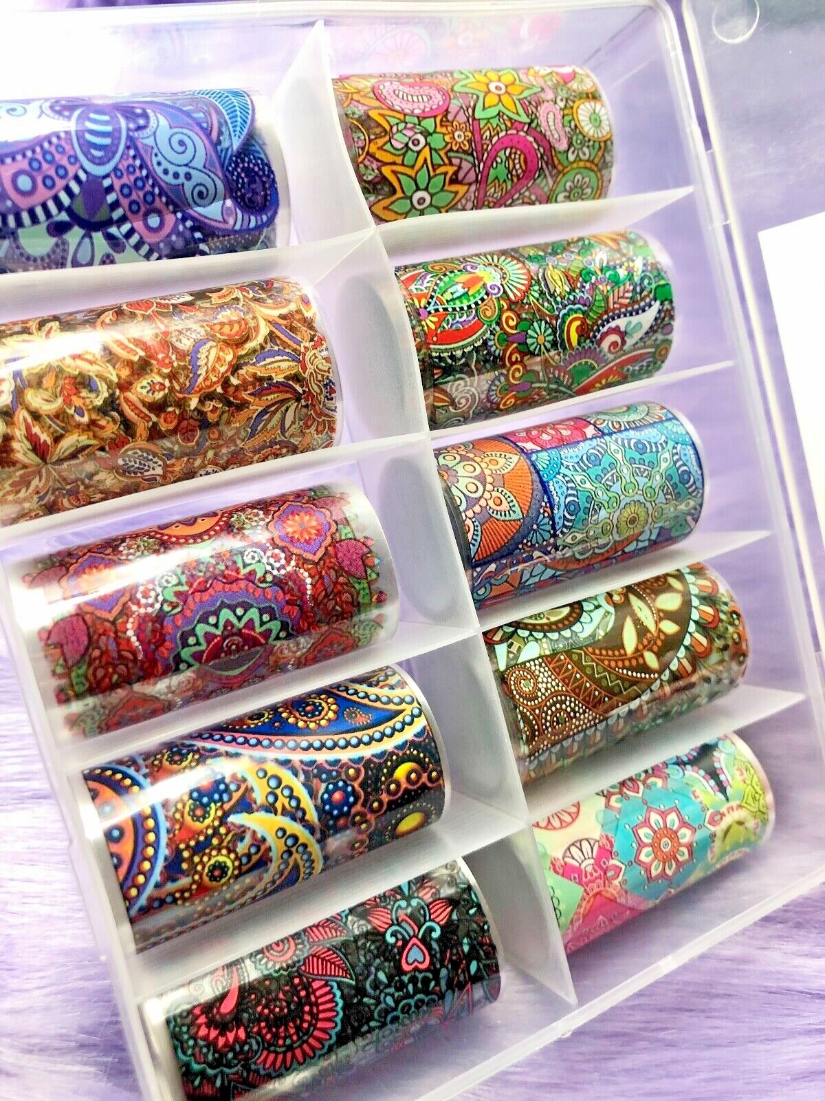 Nail Foil Transfer Decals – New – Floral – Transfer Foils – PM-1-16