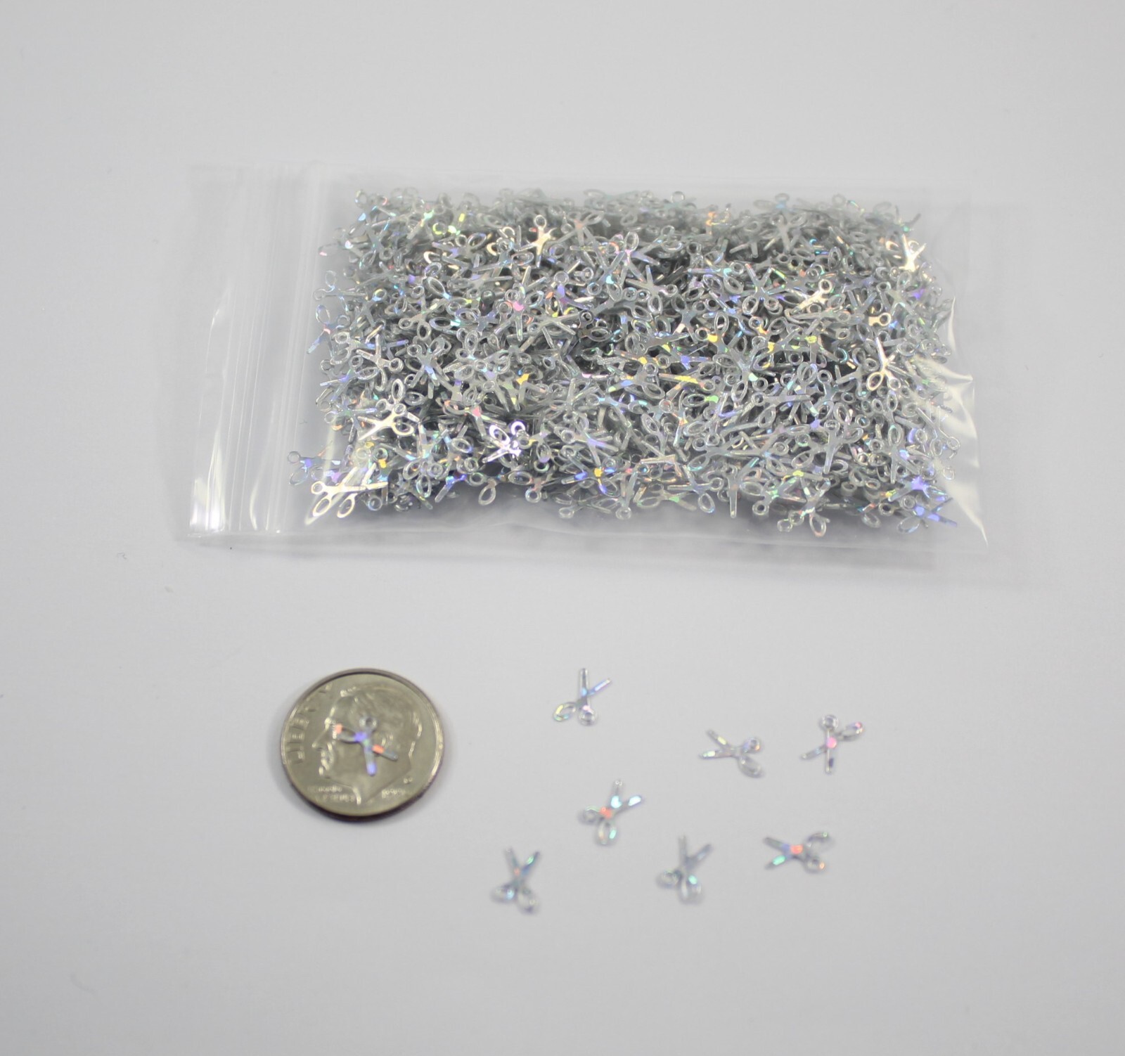 Scissors Shaped Solvent Resistant Glitter For Nails-Resin-Tumblers-Art-Crafts