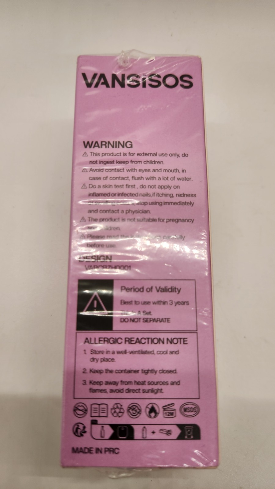 Vansisos Professional Nail Kit Acrylic Nail Liquid & Brush 4 Fl Oz