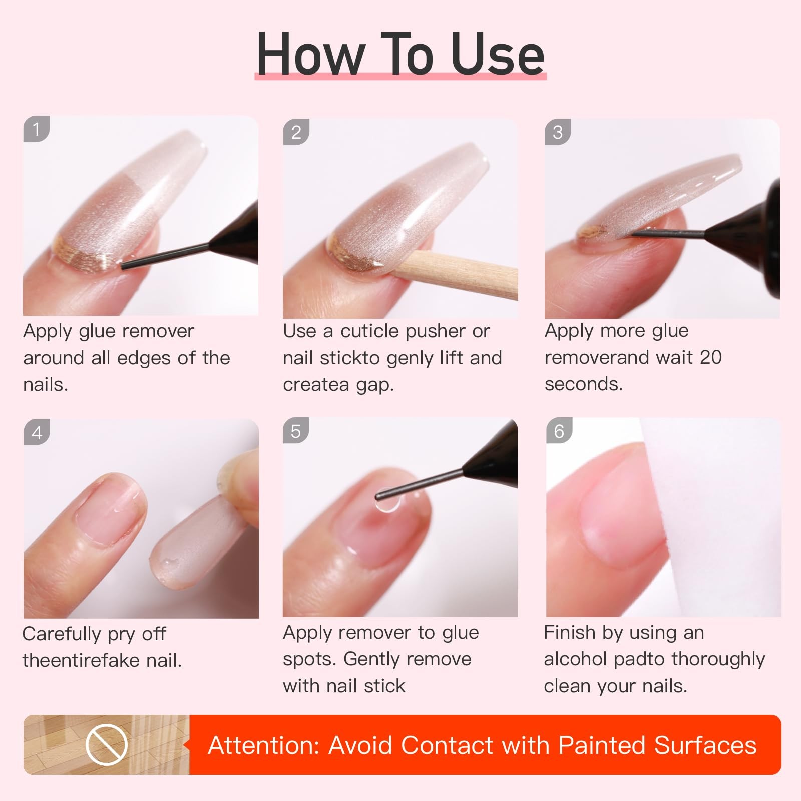 Curvlife 15g Semi-Solid Glue Gel and 20ml Pinpoint Glue Remover Kit for Press…