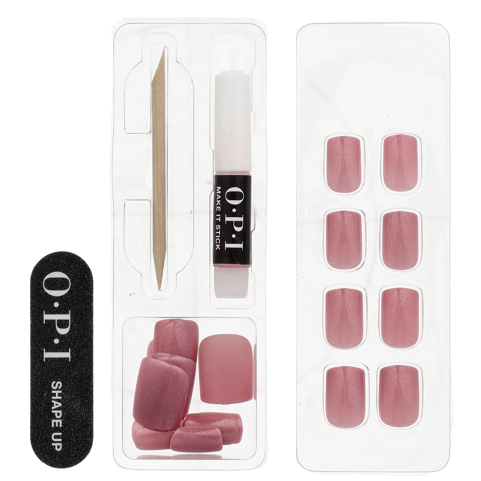 On Point, Instant Press-On Mani, Short Length, Princesses Rule!, 27 Piece Kit