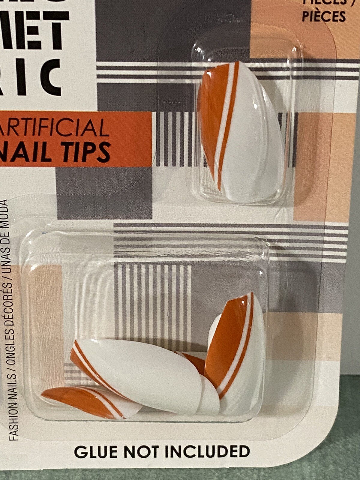 L.A. Colors Press On Nails – C68425 Acute Angle Coffin Shaped – Geometric