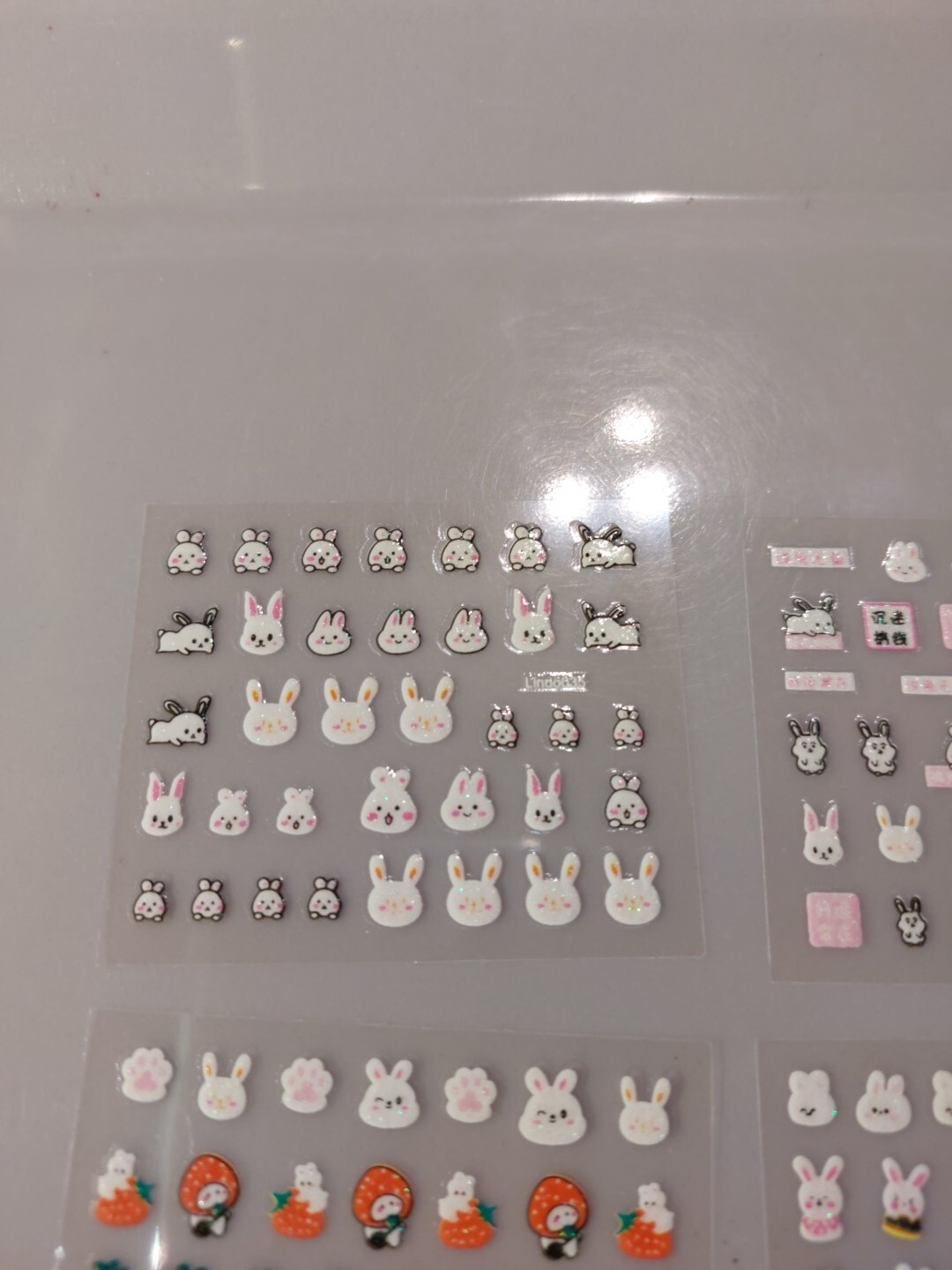 6 X Small Sheets Of Cute Nail Art Stickers (Dn221) New