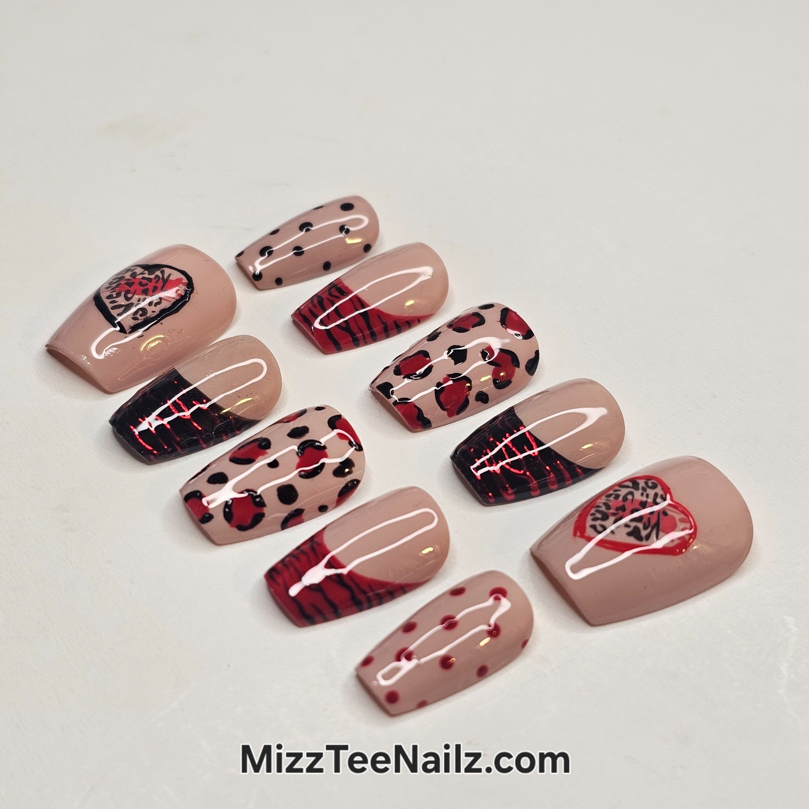 Press-On Nail Set #75: Safari