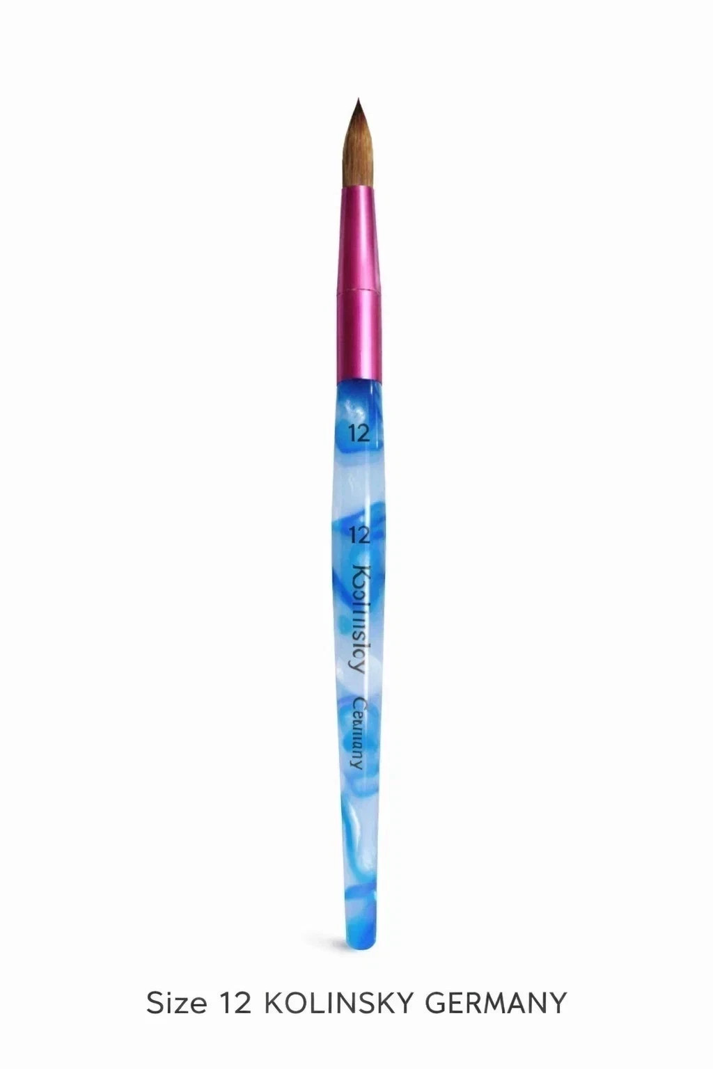 USA #1 Famous PANA Top Quality Kolinsky Acrylic Round Nail Brush – Sizes 8 To 14