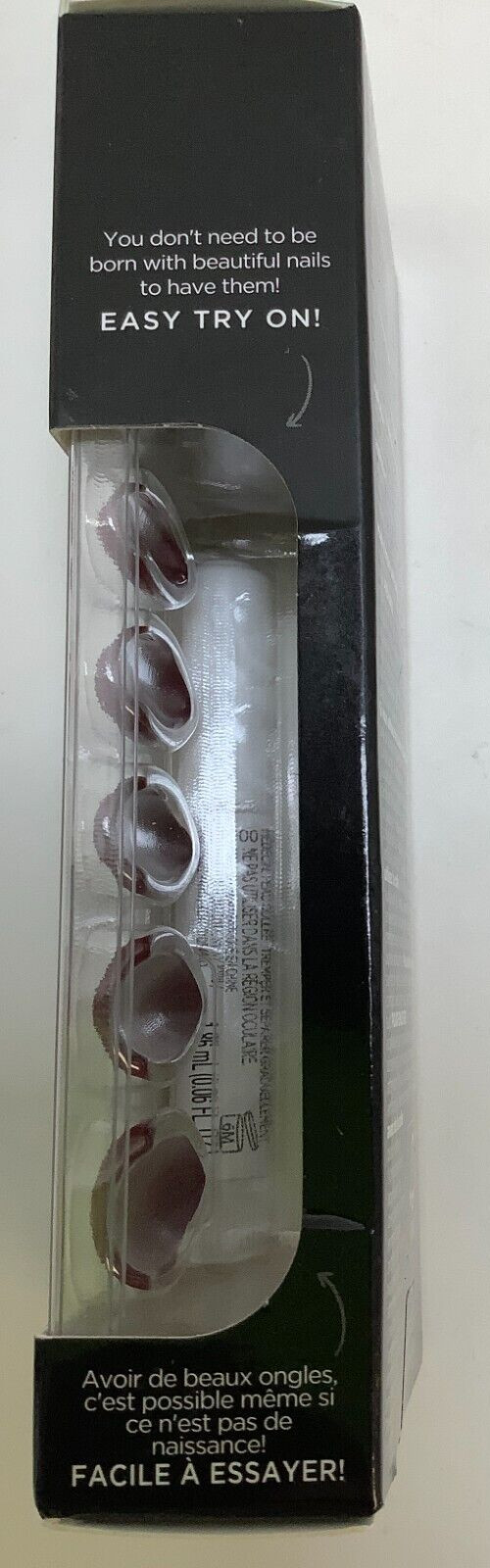 Sally Hansen Salon Effects Perfect Manicure, Almond Nail, Cinna-Snap, Lot of 4