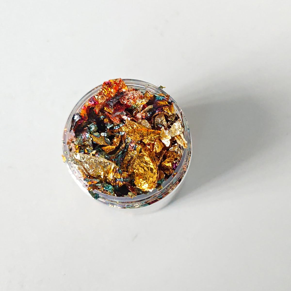 Gilding Flakes Leaf Flakes Gilding Variegated Gold Foils for Art Supplies,Resin,