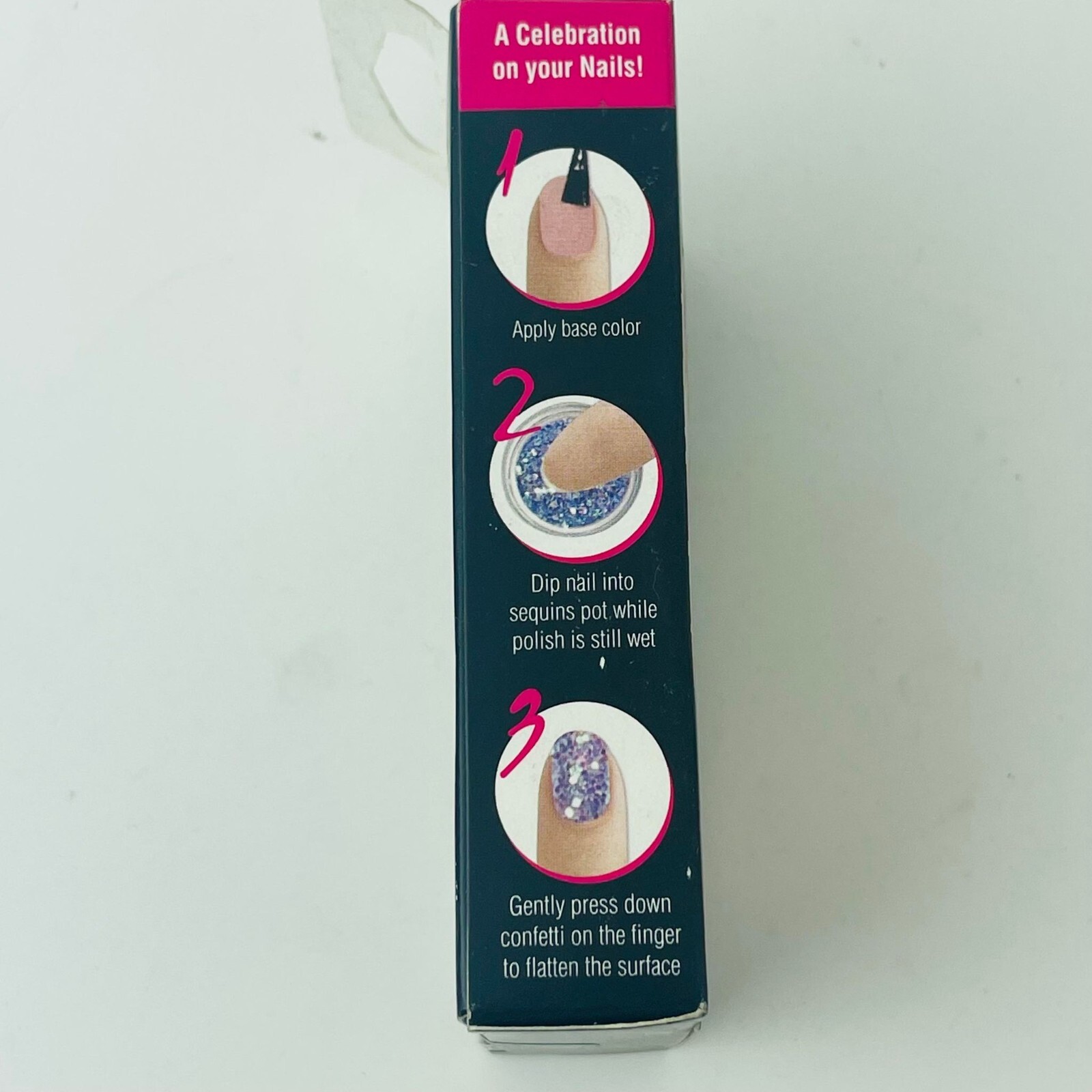 Fing’rs Nail Art Kit Confetti Confection Nail Polish, 5.5ml & 3 Confetti (33065)