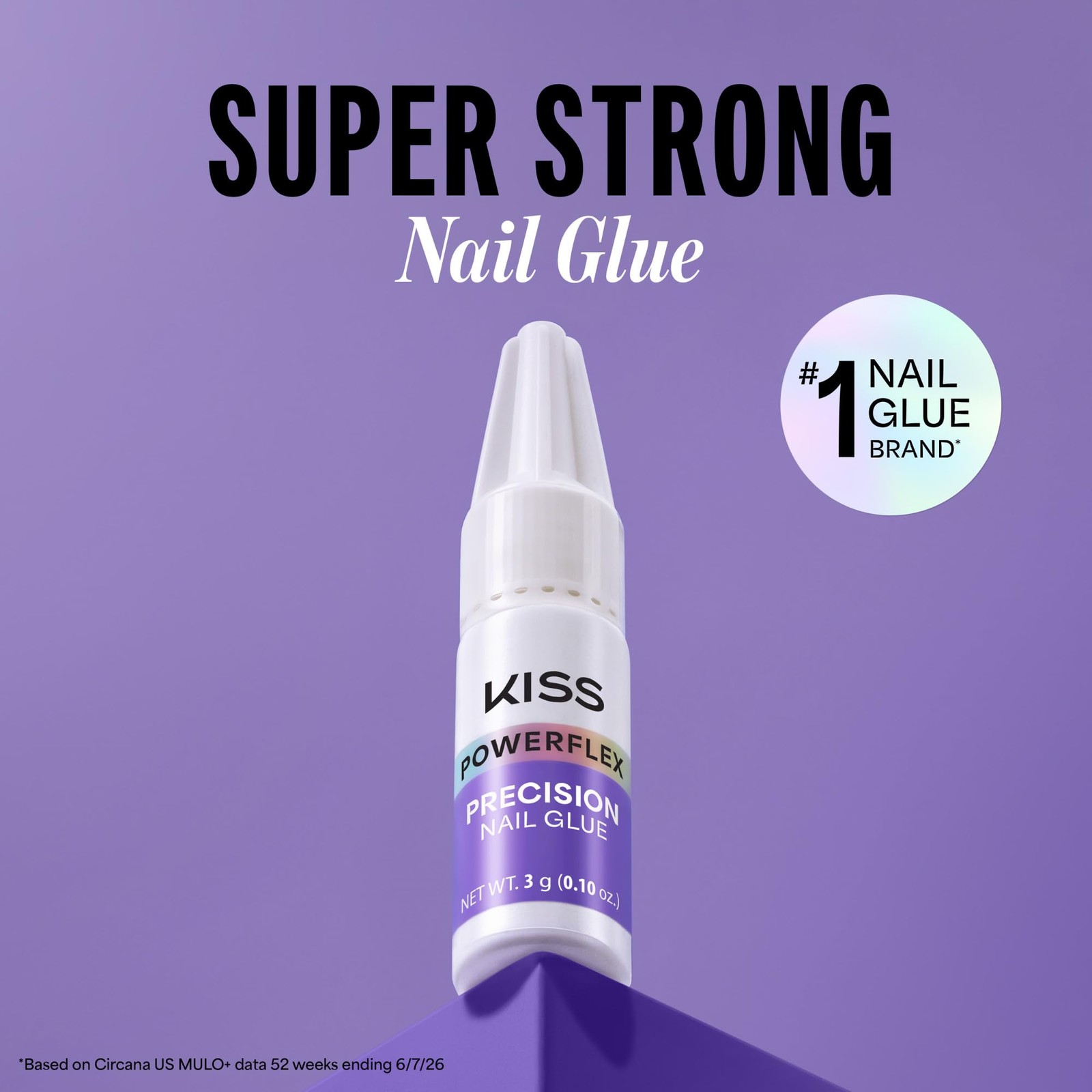 PowerFlex Precision Nail Glue for Press Ons, Kits, Tips & Wraps, 0.10 oz, Ult…