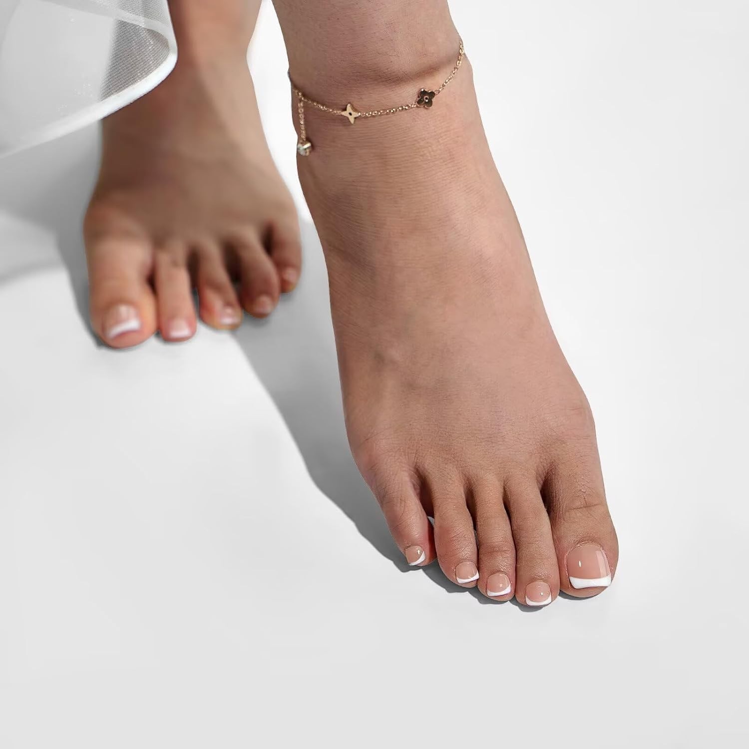 160 Soft Gel French Press On Toenail Tips – Elegant Nude for Effortless Beauty