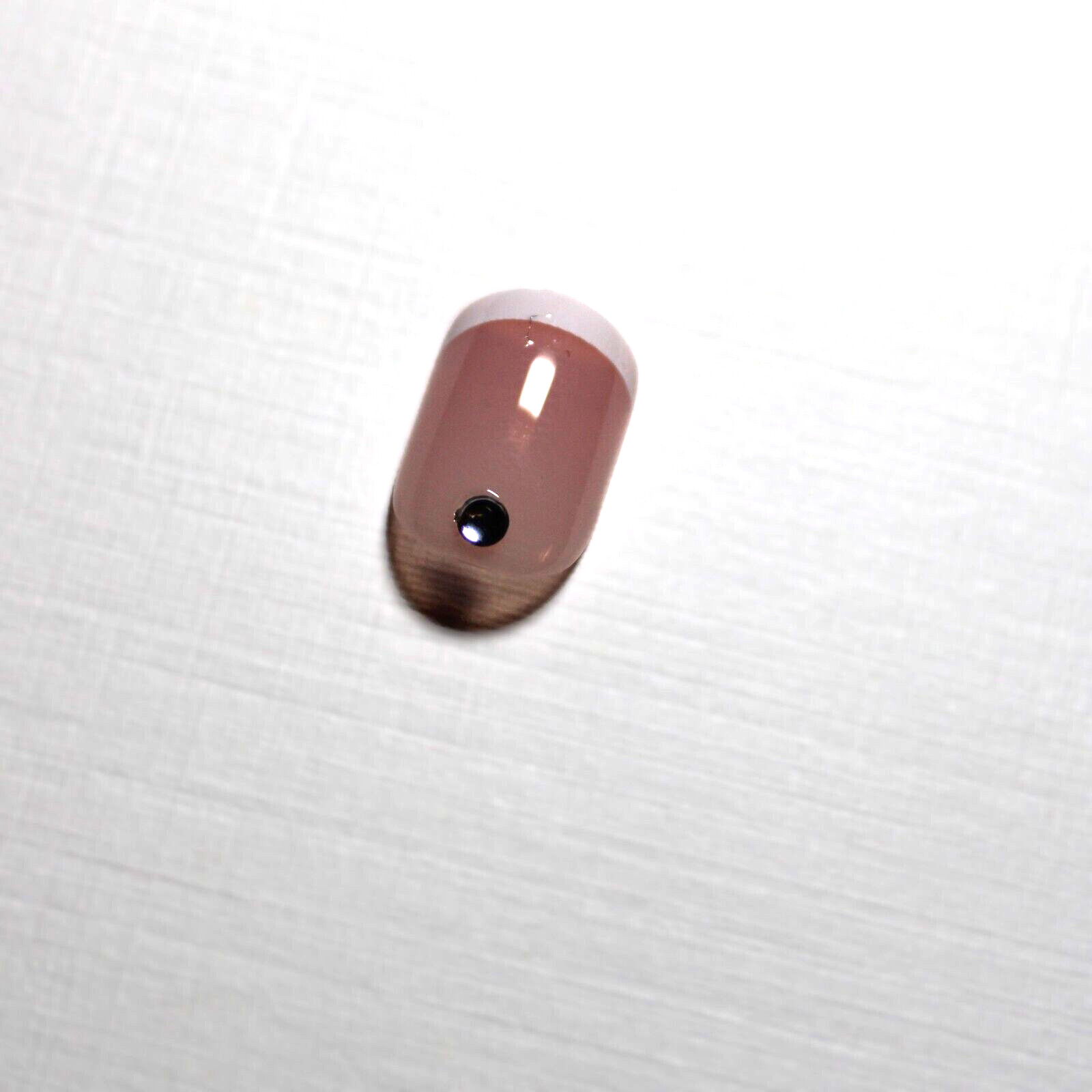 24 Piece Press-On SHORT SQ Nail Set ** White French Mani ** BUY 2 Get 1 FREE