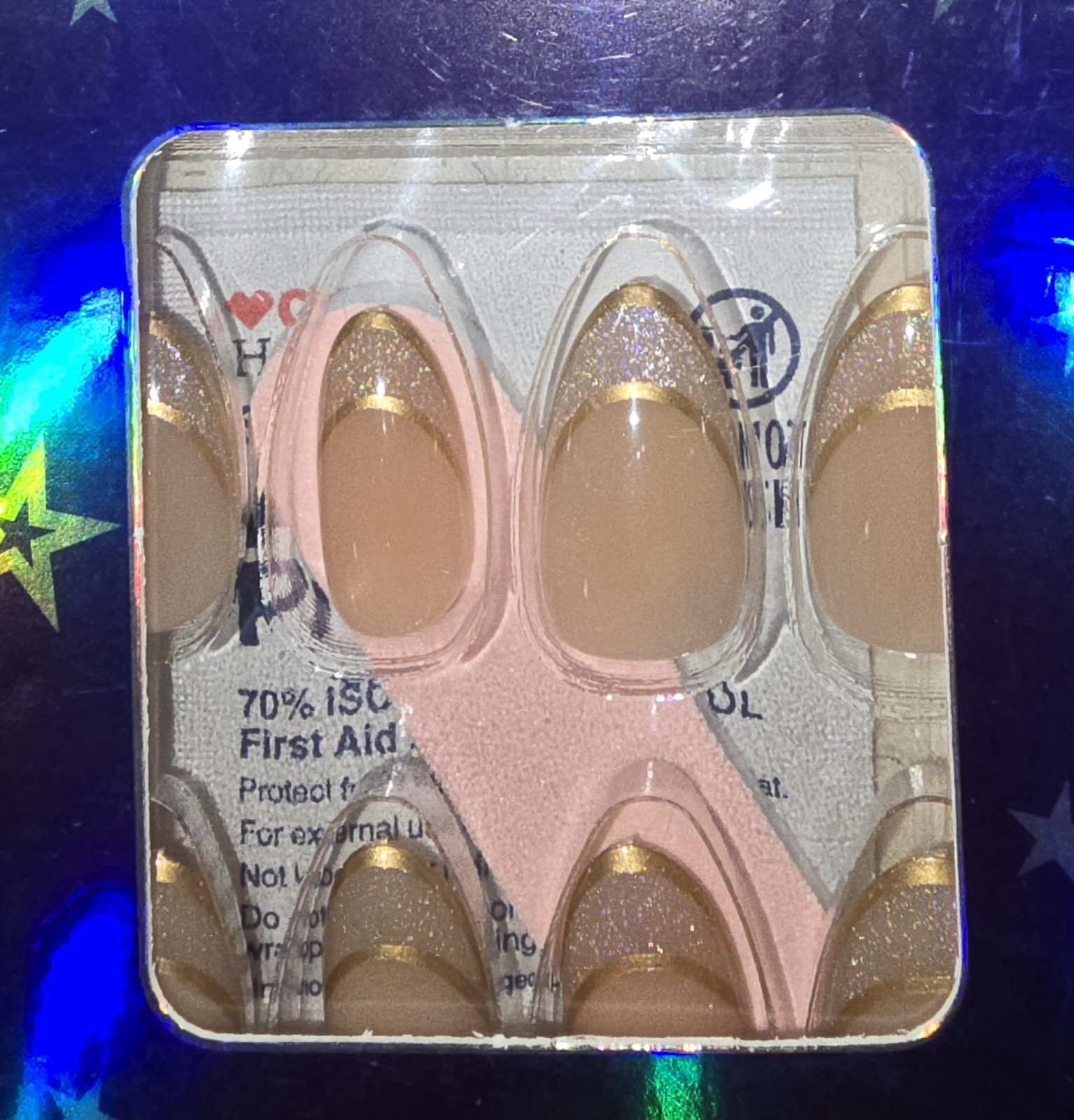 Press On Nails Summer Wedding Bling Themed Lot of 7 Boxes 24 Count Each