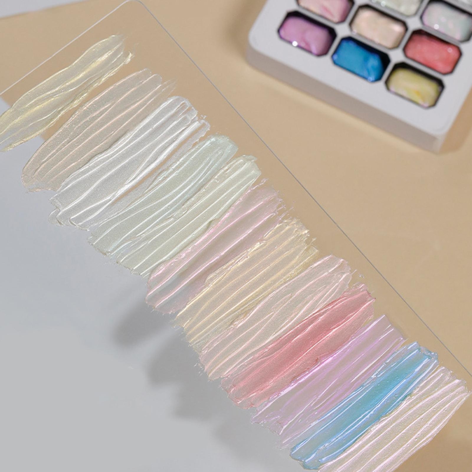Sponges Pat Gel Nail Polish Palette 12 Colors Blending Ombre Gel Polish Patting