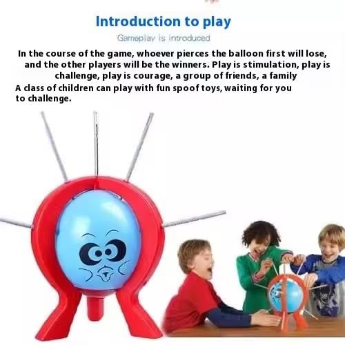ZSKXYRUS Balloon Blast Party Game Set Entertaining Small, Red, Multicolored