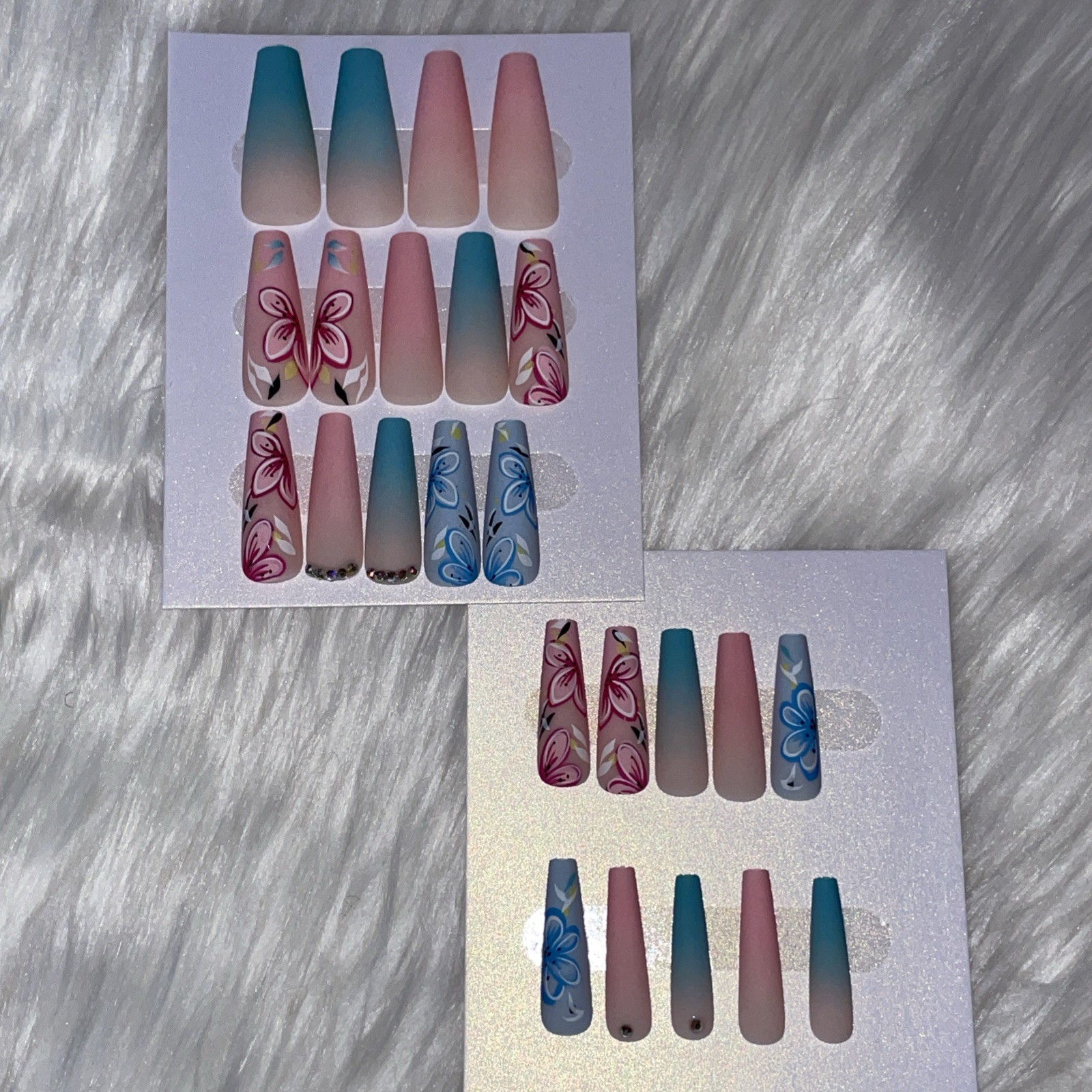 24 Piece Nails ~ Number 107 ~ Cute Press on Nails ~ Fast Shipping ~
