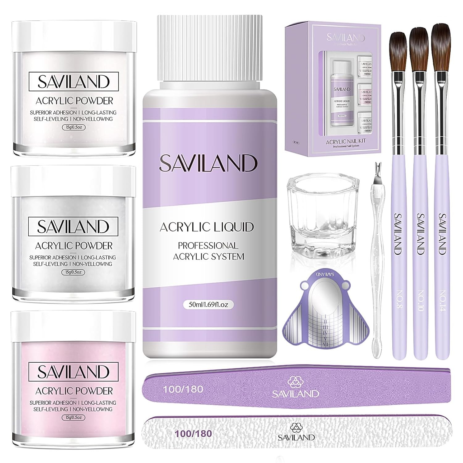 Acrylic Nail Kit Starter Set: Acrylic Nail Kit for Beginners with Everything …