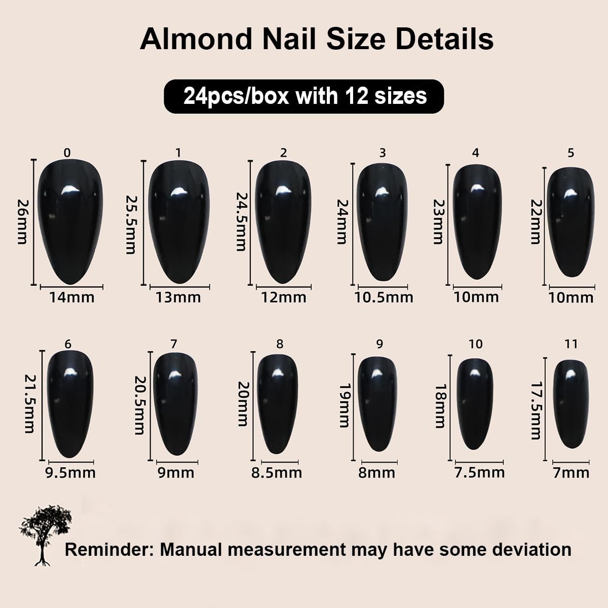 Colorful Press on Nails Almond – Medium Cat Eye Fake Nails with Stripe Design…