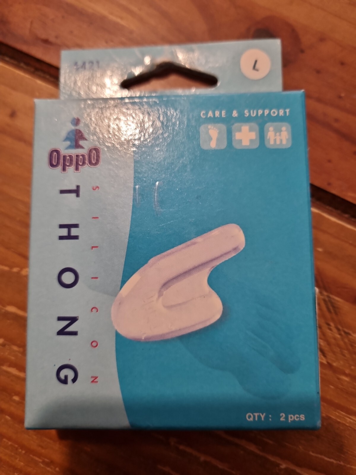 2 x Oppo 6421 Silicone Gel Toe Separators Overlapping Toes Calluses Large