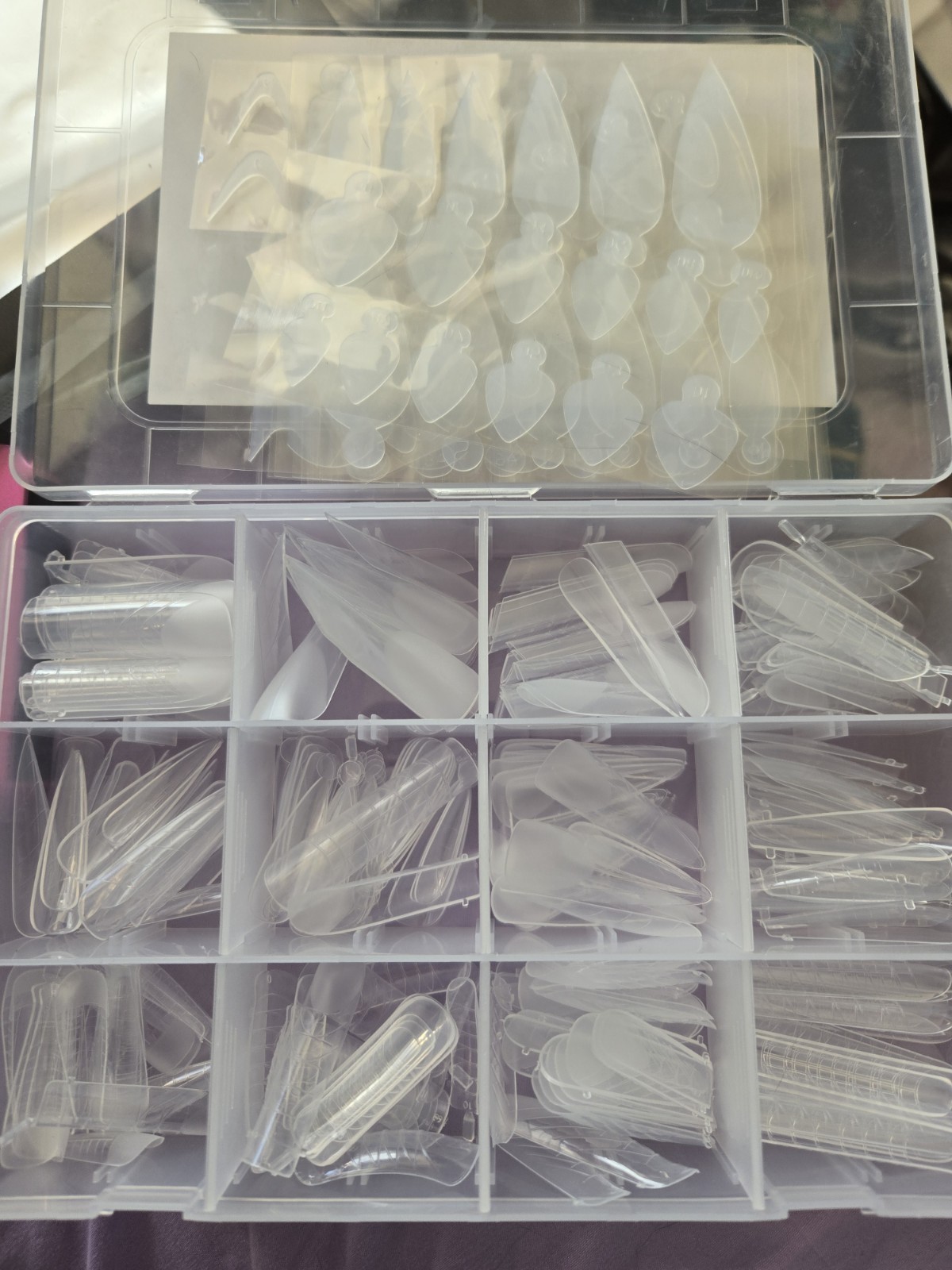 EBANKU Dual Nail Forms 288 PCS Nail Forms/ 12 Styles Plus More.