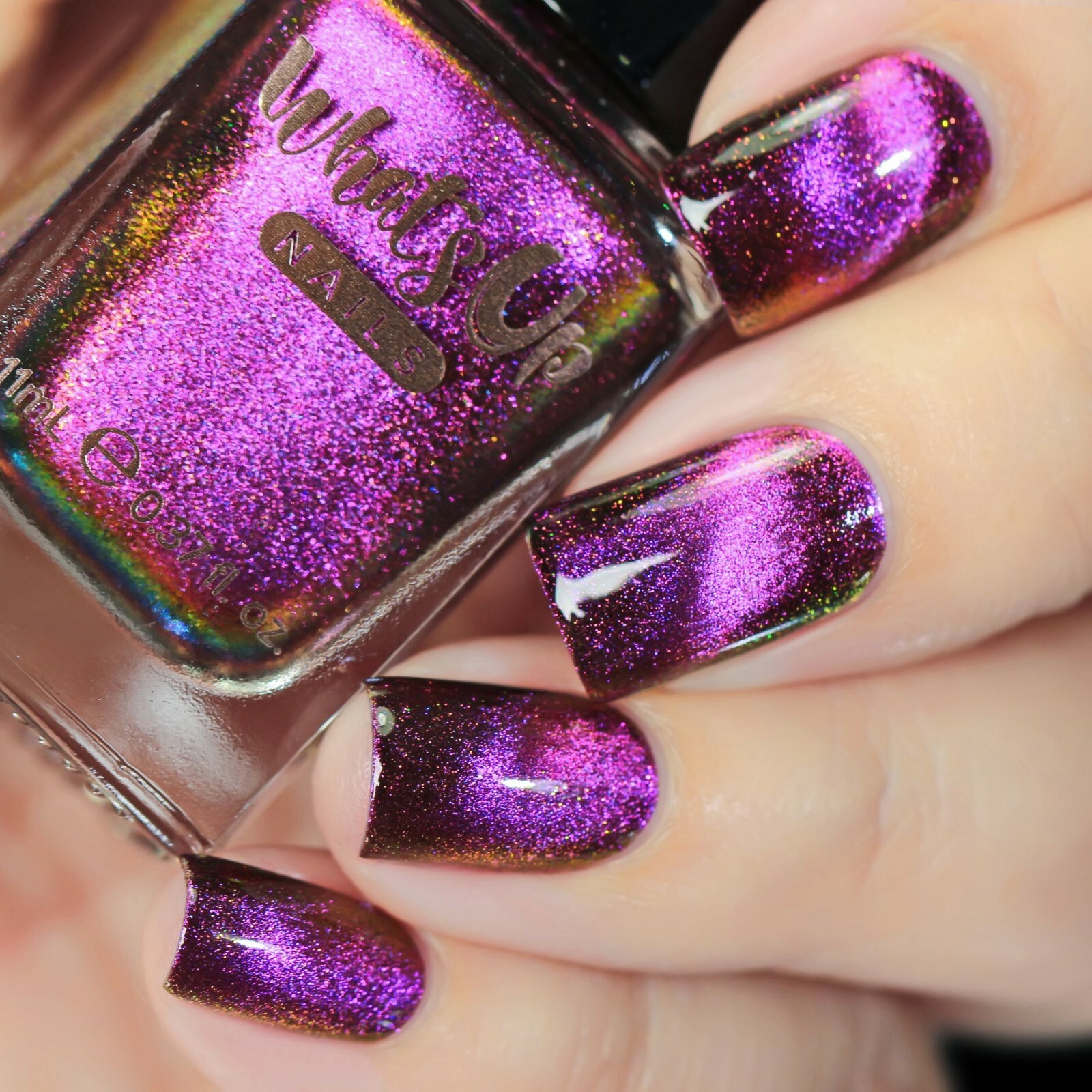 Whats Up Nails – Horsehead Nebula Regular Polish (Purple Duochrome Magnetic)