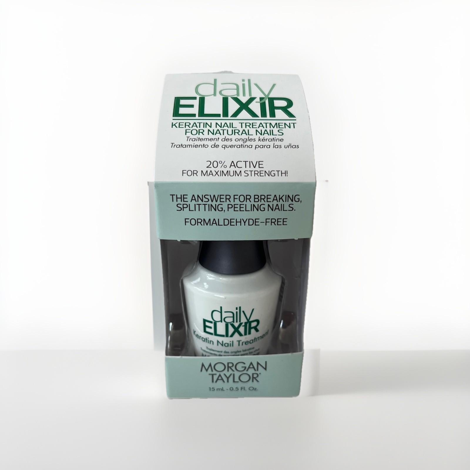Morgan Taylor Daily Elixir Keratin Treatment, 0.5 oz.