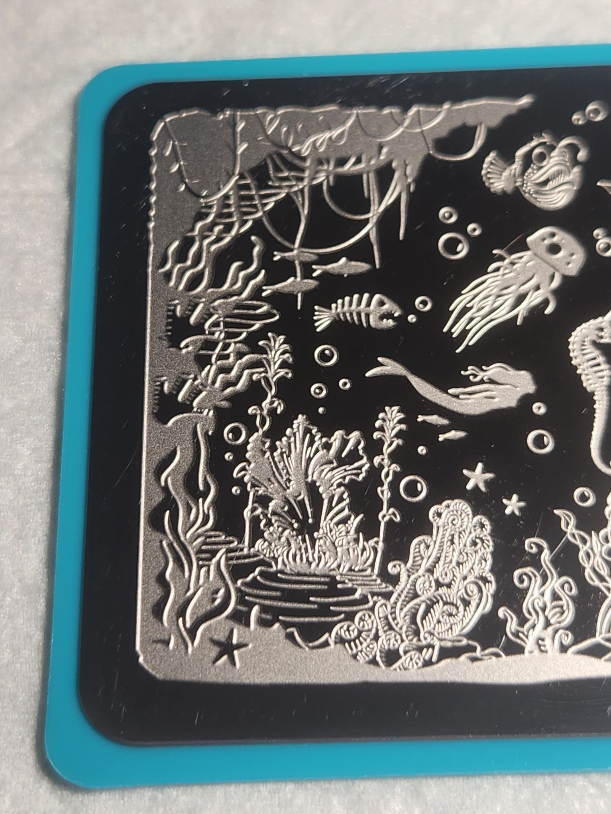 Maniology Lonely Nail Stamping Plate – MXM106 Dark water Dwellers