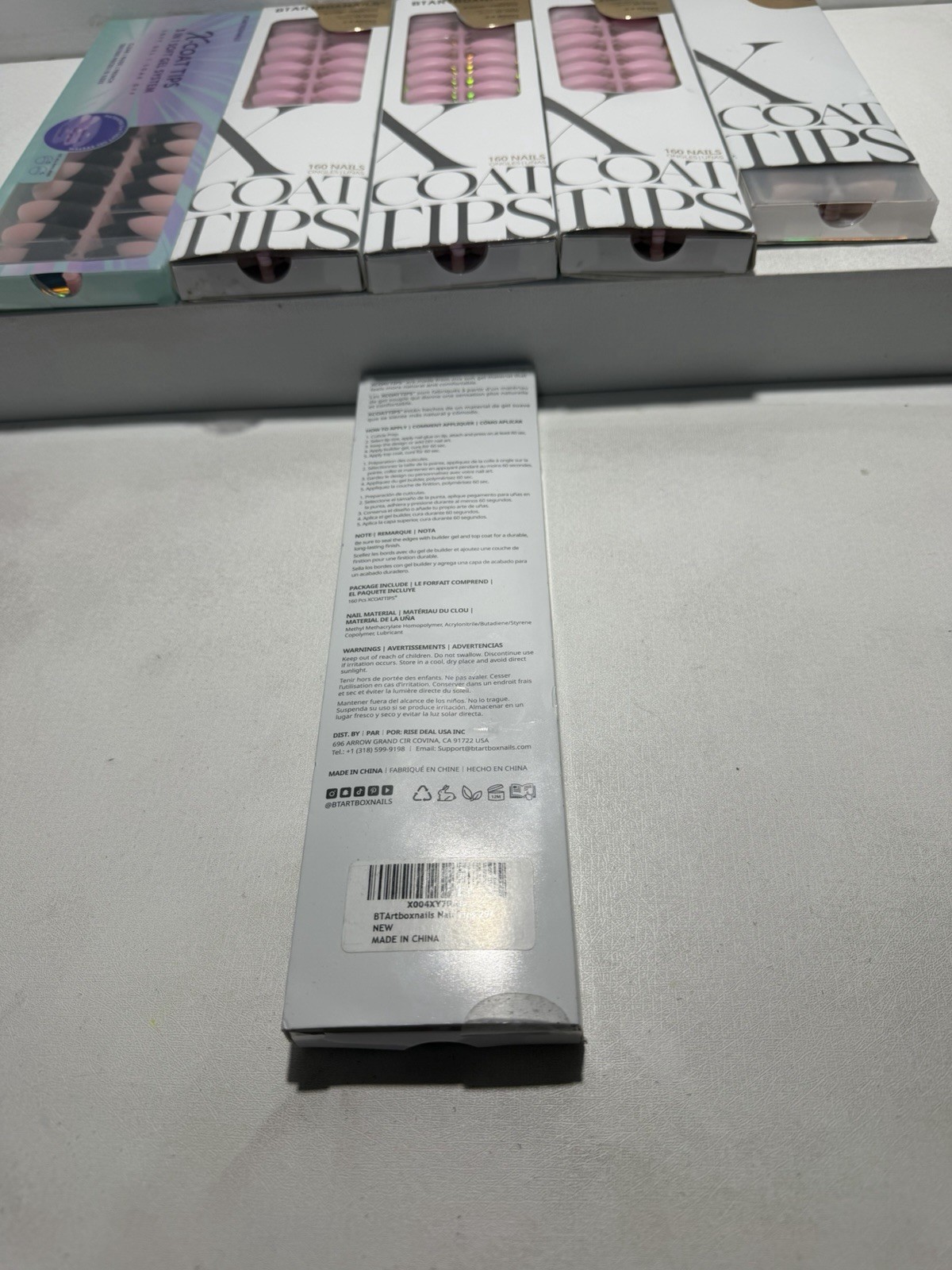 BTARTBOXNAILS X-Coat Tips Bundle All New Fast Ship